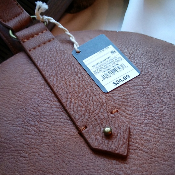 ❎SOLD OUT❎Brown Small Circular Clutch Bag - Picture 3 of 8